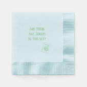 Serviette En Papier Serviettes Mah Jongg Bleues, Jokers, Mah Jong (Devant)