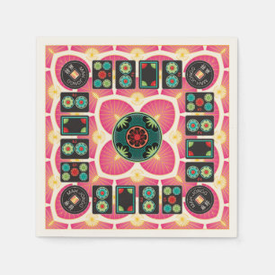 Serviette En Papier Serviettes Mah Jongg Fan 2025