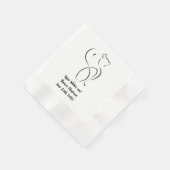 Serviette En Papier Serviettes Mariage (Coin)