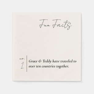 Serviette En Papier serviettes mariage de faits amusants