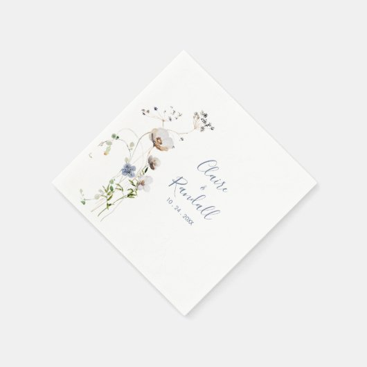 Serviette En Papier Serviettes Mariage de forêt sauvage (Coin)