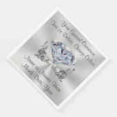 Serviette En Papier Serviettes Mariage Diamant, Anniversaire ou Annive (Coin)