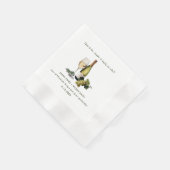 Serviette En Papier Serviettes Mariage Floral (Coin)