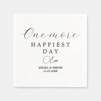 Serviette En Papier Serviettes Mariage minimalistes