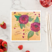 Serviette En Papier Serviettes Mariage personnalisées (En situation)