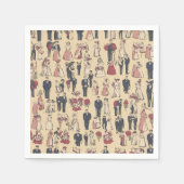 Serviette En Papier Serviettes mariages amusantes (Devant)