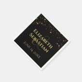 Serviette En Papier Serviettes Mariages aux étoiles chatoyantes (Coin)