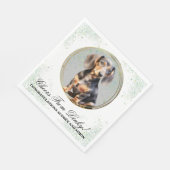 Serviette En Papier Serviettes Mariages Chien Dachshund Avec Chiens Ph (Coin)