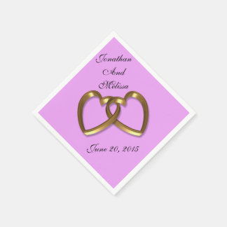 Serviette En Papier serviettes mariages couleurs personnalisées