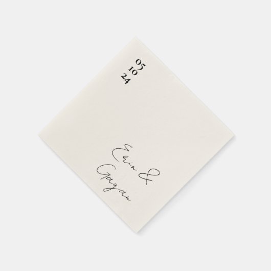 Serviette En Papier serviettes mariages de l'histoire d'amour (Coin)