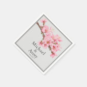 Serviette En Papier Serviettes mariages en cerisier (Coin)