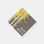 Serviette En Papier Serviettes Mariages en peuplier d'Aspen rustique (Coin)