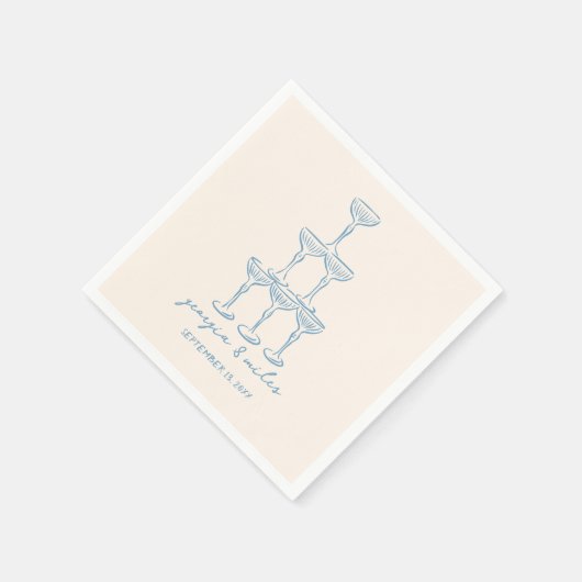 Serviette En Papier Serviettes Mariages Levées à la main (Coin)