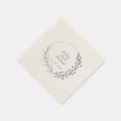 Serviette En Papier Serviettes mariages personnalisées et élégantes en (Coin)