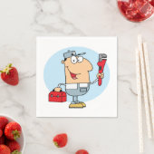 Serviette En Papier Serviettes Mécaniques Cartoon (En situation)