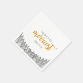 Serviette En Papier Serviettes Merriest Place to Be | Or (Coin)