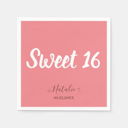 Serviette En Papier Serviettes minimalistes 16 parties (Devant)