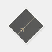 Serviette En Papier Serviettes minimalistes d'aviation (Coin)