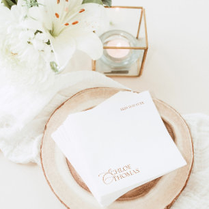 Serviette En Papier Serviettes minimalistes modernes pour réception de