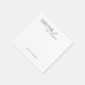 Serviette En Papier Serviettes modernes "Drunin in Love" pour bar Mari (Coin)