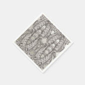 Serviette En Papier Serviettes modernes en argent (Coin)