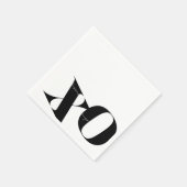 Serviette En Papier Serviettes Modernes X et O (Coin)