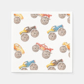 Serviette En Papier Serviettes Monster Truck Party | Camions Monster (Devant)