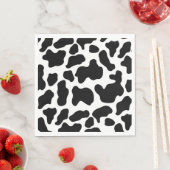 Serviette En Papier Serviettes - Motif de vache (En situation)