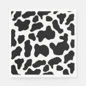 Serviette En Papier Serviettes - Motif de vache (Devant)