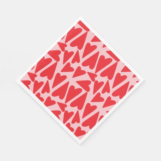 Serviette En Papier Serviettes motifs au coeur doux (Coin)