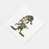 Serviette En Papier Serviettes Nain Vert (Coin)
