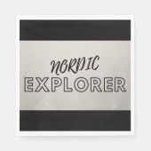 Serviette En Papier Serviettes Nordic Explorer (Devant)