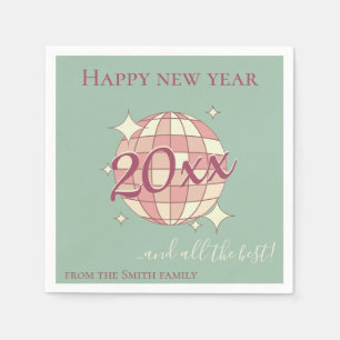 Serviette En Papier Serviettes nouvel an 2025 veille de fête de dîner