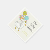 Serviette En Papier Serviettes One Silly Goose (Coin)