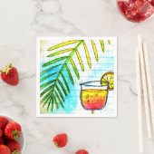 Serviette En Papier Serviettes originales pour restaurant barre (En situation)