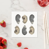 Serviette En Papier Serviettes Oyster Shell (En situation)