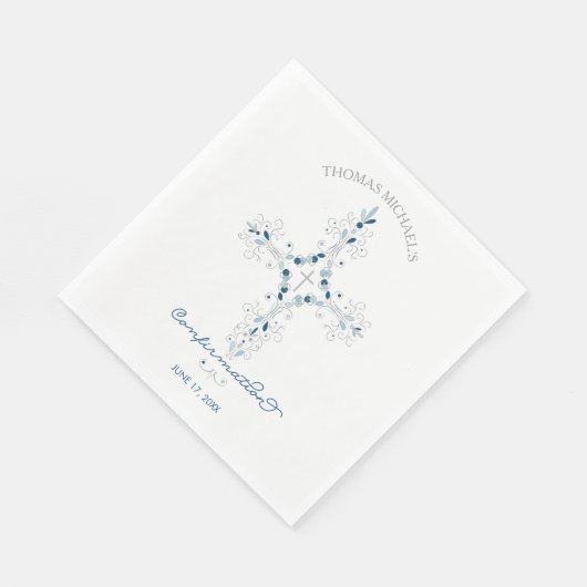 Serviette En Papier Serviettes papier de confirmation - Serviette pers (Coin)