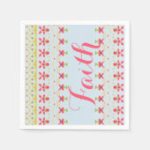 Serviette En Papier Serviettes Papier Design Quotidiennes Avec Foi (Devant)