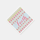 Serviette En Papier Serviettes Papier Design Quotidiennes Avec Foi (Coin)