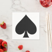 Serviette En Papier Serviettes papier du lecteur de carte - Spade (En situation)