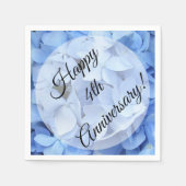 Serviette En Papier Serviettes - Papier - Hydrangea Bleu (Devant)