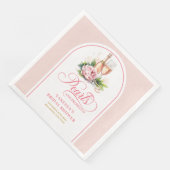 Serviette En Papier Serviettes perlées classiques et prosecco modifiab (Coin)