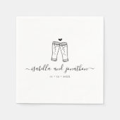 Serviette En Papier Serviettes personnalisées (Devant)