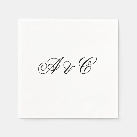 Serviette En Papier Serviettes personnalisées (Devant)