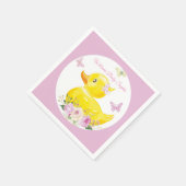 Serviette En Papier Serviettes personnalisées Baby shower en caoutchou (Coin)