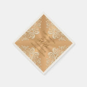 Serviette En Papier Serviettes personnalisées du 50e anniversaire du M (Coin)