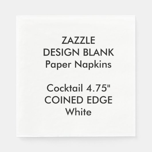Serviette En Papier Serviettes personnalisées en papier à cocktail (Devant)