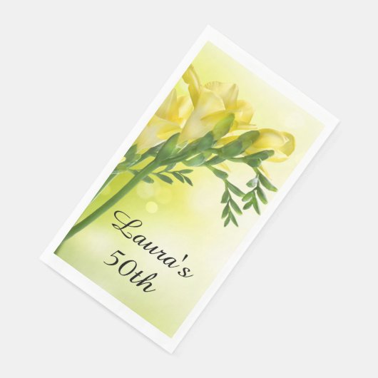 Serviette En Papier Serviettes personnalisées en papier d'anniversaire (Coin)