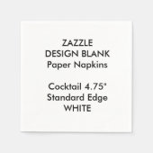 Serviette En Papier Serviettes personnalisées en petit papier à cockta (Devant)