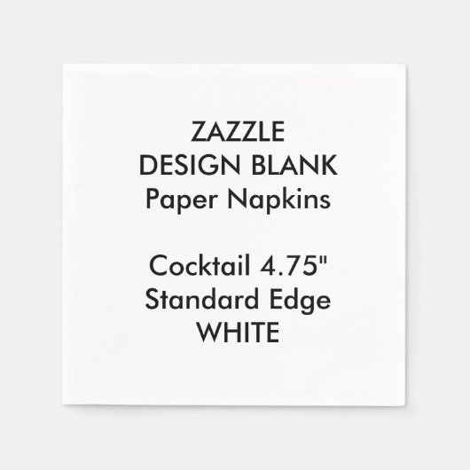 Serviette En Papier Serviettes personnalisées en petit papier à cockta (Devant)